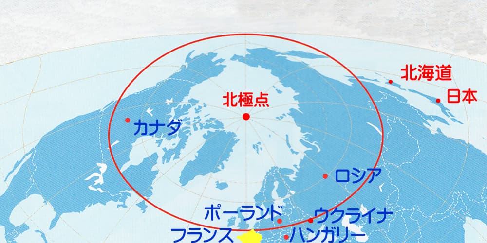 フランスの位置を示す地図