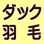 ダック羽毛布団の選び方